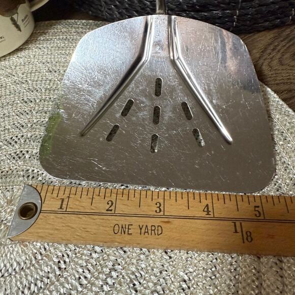 Foley MPLS Spatula Flipper VTG Wide Slotted Curved Stainless Steel Turner MCM - Picture 9 of 12